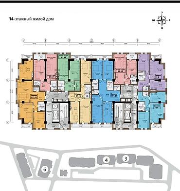 Новостройки от застройщика: Строится, Элитка, Студия, 117 м² — 1