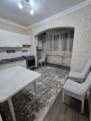 сдается квартира район кок жар: 1 комната, 45 м², 106 серия улучшенная, 8 этаж, Евроремонт