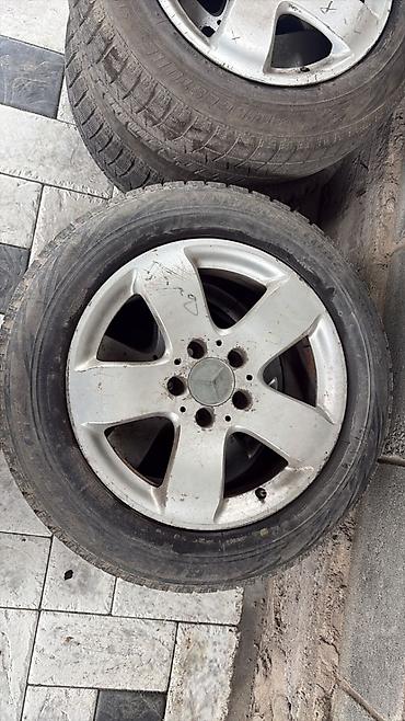 225 60 р16: Комплект из 4 колес в сборе: литые диски Mercedes R16 + зимние шины — 2