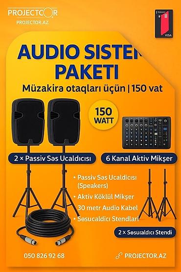 audio mikser: Yeni Kolonka, Növ - Akustik, rəng - Qara — 1