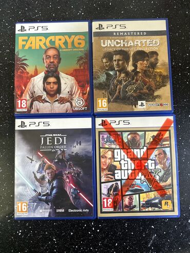 Oyun diskləri və kartricləri: Uncharted 4: A Thief's End, Ekşn, İşlənmiş Disk, PS5 (Sony PlayStation 5), Ünvandan götürmə