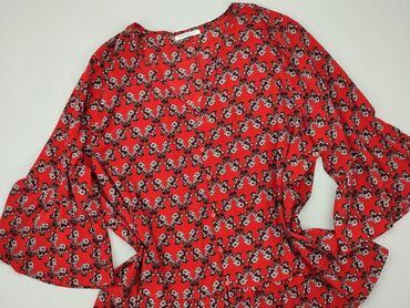 czerwona bluzki koszulowe: Blouse, Glamorous, 8XL (EU 56), condition - Very good