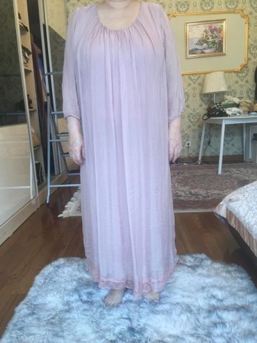розовое платье с: XXL, түсү - Кызгылт