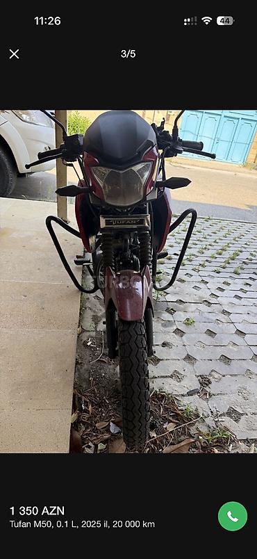 nama motorcycle: Tufan - m50n, 80 sm3, 2024 il, 20000 km — 3