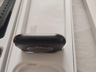 apple watch adapter: İşlənmiş, Smart saat, Apple, Sensor ekran, rəng - Qara — 5