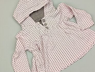 różowa satynowa bluzka: Bluzka, 9-12 m, stan - Zadowalający