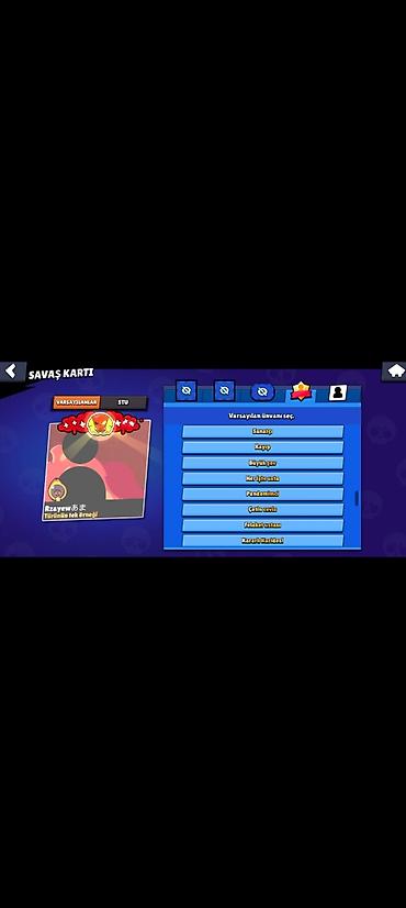 ev paltarları: Brawl Stars hesabı – yüksək səviyyəli kosmetiklər və resurslarla - — 2