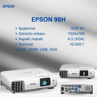 proyektor ekranı: İşlənmiş Proyektor Epson, Ödənişli çatdırılma