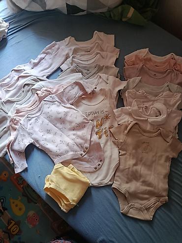 Ostala dečija odeća: Paket stvari za bebu veličina 62 Bodi kratak rukav 13 komada Bodi — 1