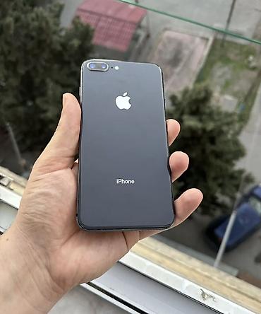 Apple iPhone: IPhone 8 Plus, 64 GB, Jet Black, Barmaq izi — 1