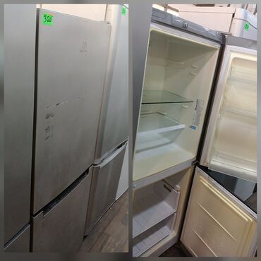 Soyuducular: İşlənmiş 2 qapılı Indesit Soyuducu Satılır, rəng - Ağ — 5