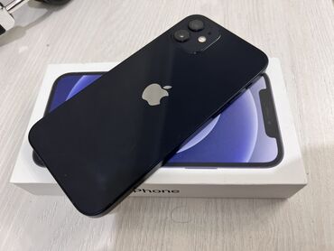 Apple iPhone: IPhone 12, Б/у, 128 ГБ, Синий, Защитное стекло, Чехол, Коробка, 86 %