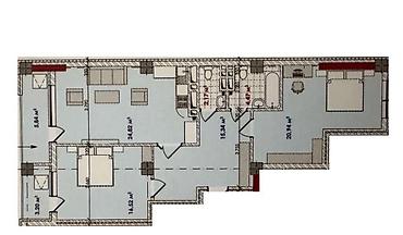 Продажа квартир: 3 комнаты, 93 м², Элитка, 10 этаж, Дизайнерский ремонт — 4