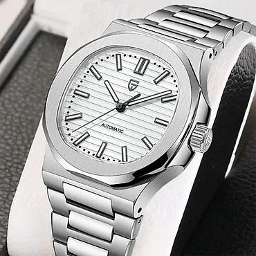 Ručni satovi: PAGANI DESIGN PD-1728 - Bela - Patek Philippe Nautilus Potpuno nov — 2