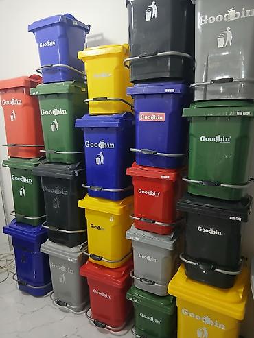 Tullantı qabları: Plastik “Goodbin” tullantı qutuları - Təyinat: məişət, ofis, obyekt — 1