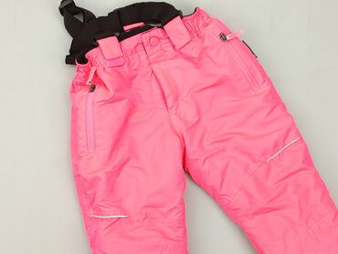 czerwone spodnie w kratę: Ski pants, 2-3 years, 92/98, condition - Fair