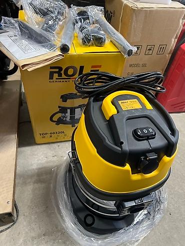 строительный плесос: Пылесос ROLF TOP-60320L - Тип: хозяйственно‑строительный (dry/wet — 3