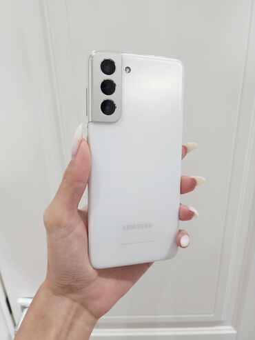 ми 10 с: Samsung Galaxy S21 5G, Новый, 256 ГБ, цвет - Белый, 1 SIM
