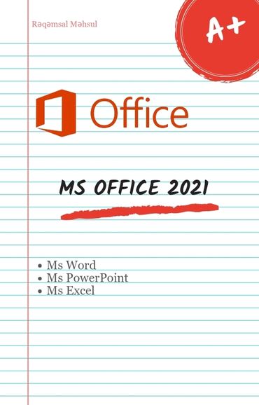vətən kompüter: Ms office 2021 paketi əlaqə üçün 📩