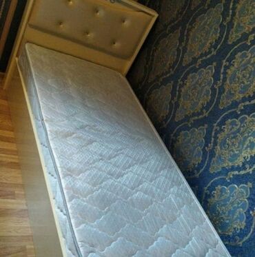 tek neferlik çarpayi: Новый, Односпальная кровать, Без подьемного механизма, С матрасом, Азербайджан