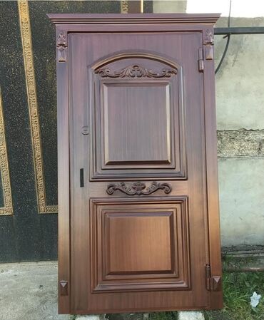 Giriş qapıları: Məhsul: Dəmir giriş qapıları (klassik dizayn) - Material: qalın — 6