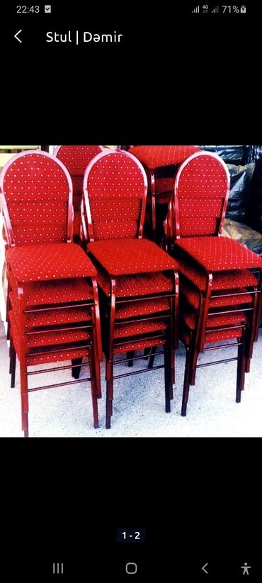 Stullar: Stul stol istenilen Rengde Parcadan ve Kojadan tek ve Komplekt Wekilde — 14