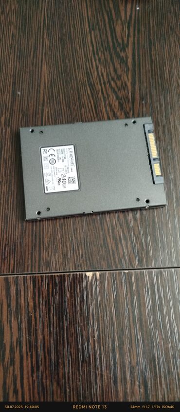 серверные компьютеры: Накопитель, Б/у, Kingston, SSD, Для ПК