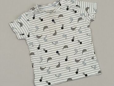 dluga koszula w krate: T-shirt, Fox&Bunny, 9-12 months, condition - Very good