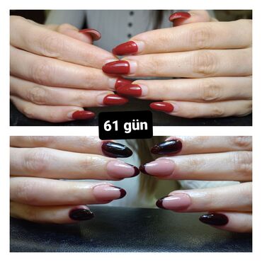 Manikür, pedikür: Forma gel tipsi gel qaynağı gellak şellak Şekillerin hamısı öz əl — 3