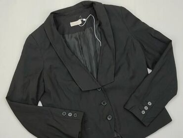 Blazer, jacket, M (EU 38), stan - Bardzo dobry, wzór - Jednolity kolor, kolor - Czarny