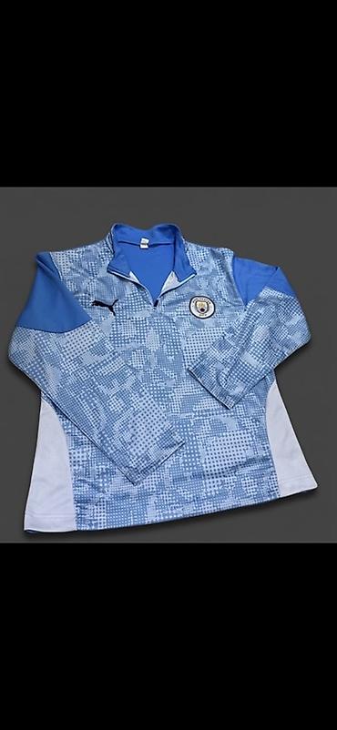 Мужская толстовка, S, Puma, Новый, цвет - Голубой