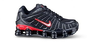Patike: Nike Shox tenisice – crno/crvene - Model sa karakterističnim Shox — 1
