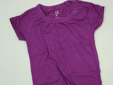 bluzki liliowe: T-shirt, M, stan - Dobry