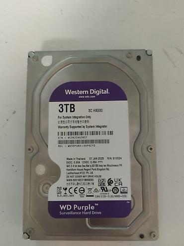 серверы нет: Накопитель для ПК, Новый, Western Digital (WD), HDD, 3 ТБ, 3.5", Для сервера — 1