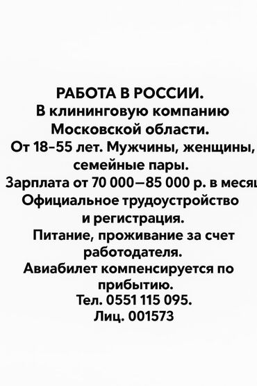 работа для мам в декрете бишкек: Домашний персонал и уборка