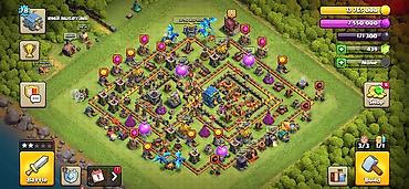 Clash of Clans oyun hesabı - Şəhər Bələdiyyəsi (Town Hall): 12 - Kupa