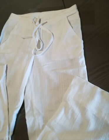 lanene pantalone zenske prodaja: M (EU 38), Regular rise, Straight