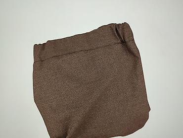 brazowe: Spodnie materiałowe damskie, rozmiar L — 4