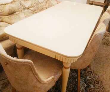 kreditle metbex stolu: Qonaq masası, İşlənmiş, Açılan, MDF, Kvadrat masa