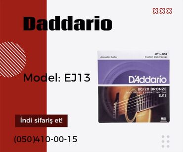 parni iz baku bilet: Daddario akustik gitara simi

Model: EJ13