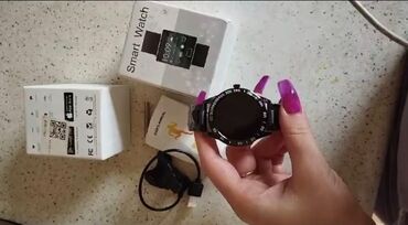 saatların satışı: Smart saat, rəng - Qara
