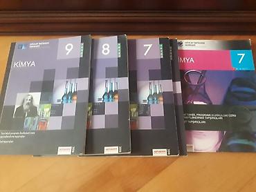 dərs kitabları: " Kimya" ders vesaitleri. Есть еще разные учебники,тесты по всем — 9