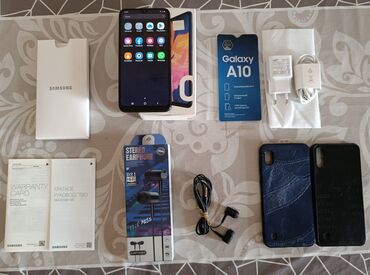 samsun a40: Samsung Galaxy A10, 32 GB, rəng - Qara, Sensor, İki sim kartlı, Sənədlərlə