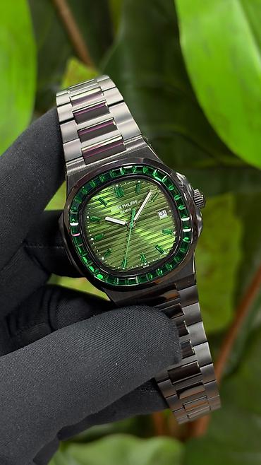 qaş daş: Yeni, Qol saatı, Patek Phillipe, rəng - Qara — 2