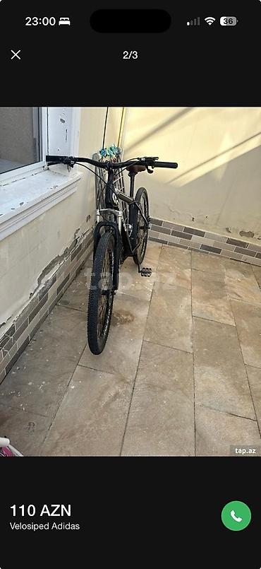 adidas buts: Velosiped – “Adidas” dizaynlı, dağ/şəhər tipli hardtail. Texniki — 2
