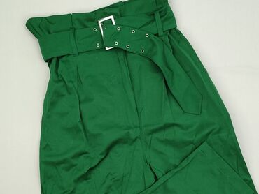 zielone spodnie dresowe zara: H&M, Spodnie materiałowe damskie, rozmiar L