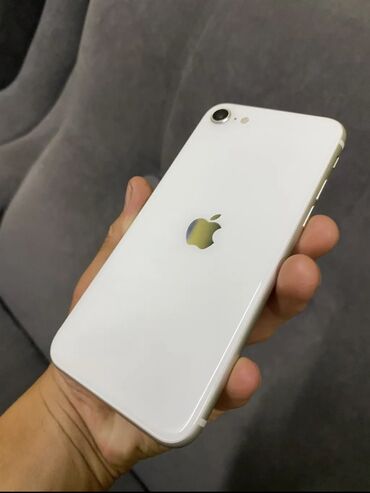 tecno spark 10 цена в бишкеке: IPhone SE, Колдонулган, 128 ГБ, Ак, 81 %