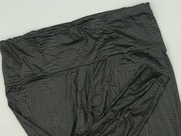 kapcie na twardej podeszwie: Shein Curve, Leggings Eco-leather for women, size 3XL