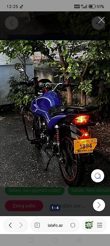 tufan s 150: Tufan - m50n, 50 sm3, 2024 il, 5000 km — 4