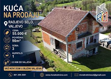prodaja kuca vrbas: NA PRODAJU! Useljiva kuća u Radjevom selu kod Valjeva! Ukupna površina — 1